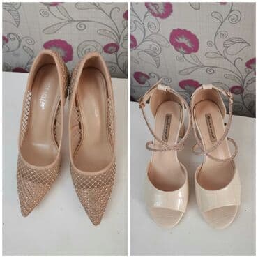 eqa shoes qarayev: Tuflilər, Ölçü: 37, rəng - Bej, Yeni — 1