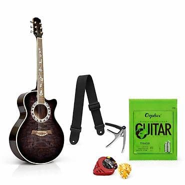 Akustik gitara, 6 sim, Yeni, Ünvandan götürmə, Pulsuz çatdırılma