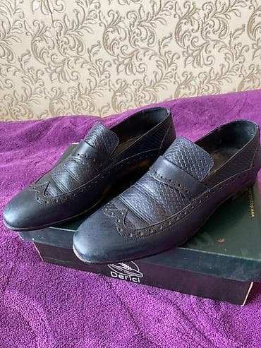 Kişi dəbli mokasinlər – Derici - Rəng: tünd qara - Material: təbii