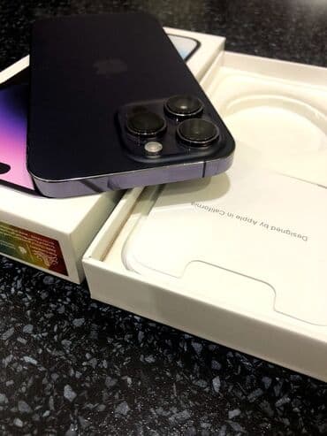 Фото и видеокамеры: IPhone 14 Pro Max, 256 ГБ, Deep Purple, Face ID — 9