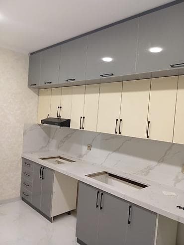 qara parca: Akril Mətbəx mebeli – müasir dizayn və funksionallıq - Material — 1