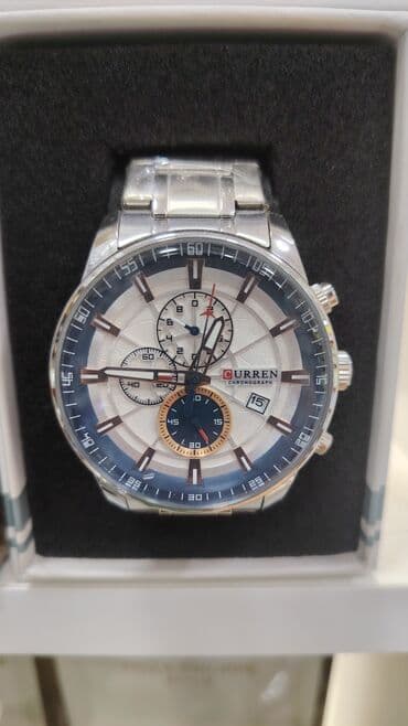 ct8 max smart watch: Yeni, Qol saatı, Curren, rəng - Qara — 3