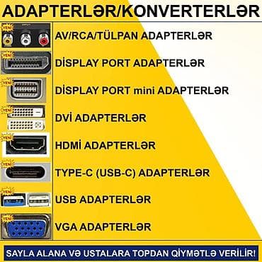 sazz internet sumqayit: Adapterlər/Keçidlər SAYLA ALANA VƏ USTALARA TOPDAN QİYMƏTLƏ VERİLİR! — 1