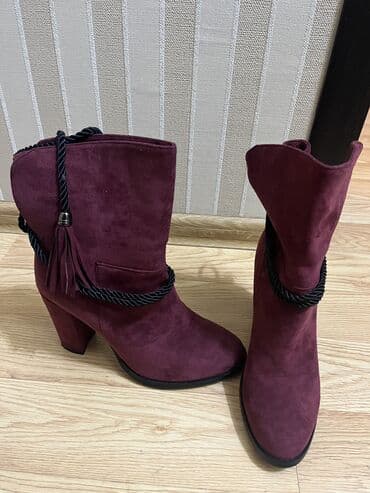 kişi üçün qırmızı çəkmələr: Ölçü: 41, Yeni — 2