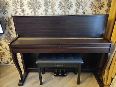 gitara akustik: A. KAISER akustik pianino – klassik upright model - Korpus: tünd — 1