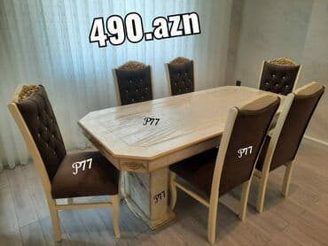 стол кухонный: Прямоугольный стол, Для гостиной, C гарантией — 1