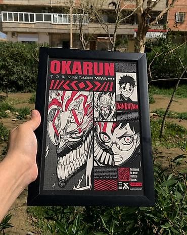 sam: LED işıqlı anime/poster çərçivələri - Dizayn: anime və oyun temalı — 6