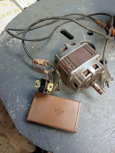 hummer motor: Sovet istehsalı elektrik mühərriki və işə salma kondensatoru dəsti — 2