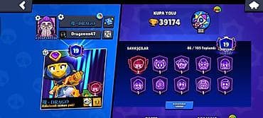 Brawl Stars hesabı – yüksək səviyyəli, zəngin kontentli - Kupa sayı — 2