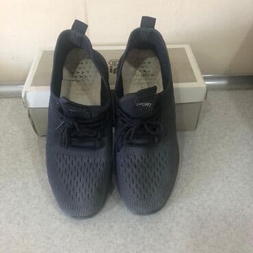 qadın krosovkaları yay üçün: Ölçü: 44, rəng - Göy, İşlənmiş — 1