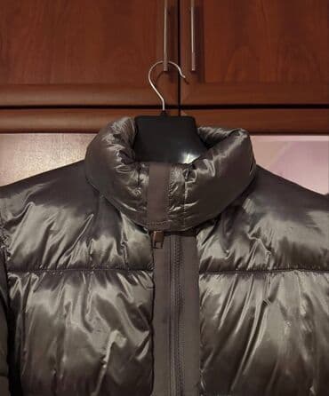 kurtka qadin ucun: Gümüşü-boz rəngli qışlıq şişmə gödəkçə - Model: qısa kəsimli, quilt — 2