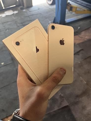 IPhone 8, 64 GB, Qızılı, Simsiz şarj