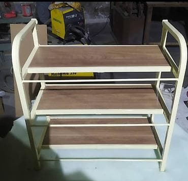 dəmir dolab: Metal karkaslı çoxsəviyyəli ayaqqabılıq/rəf sistemi - 4 mərtəbəli — 3