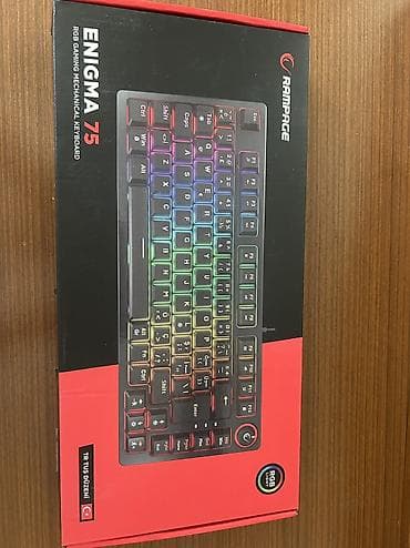 Rampage Enigma 75 mexaniki oyun klaviaturası - 75% kompakt dizayn, 83 lalafo.az -da Rampage Enigma 75 mexaniki oyun klaviaturası - 75% kompakt dizayn, 83