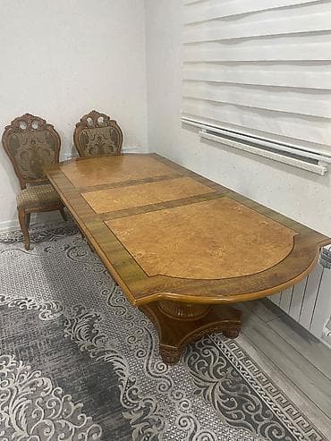 divan kreslo ustu: Salam. 2-ci əl Stol və stullar satılır. Stol ideal vəziyyətdədir, çox — 6