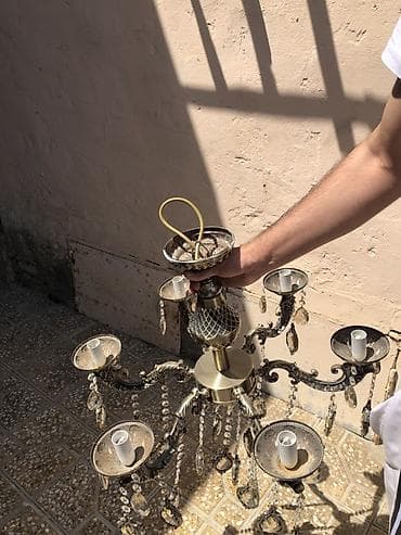 lüst: Çılçıraq, 6 lampa, Metal — 3