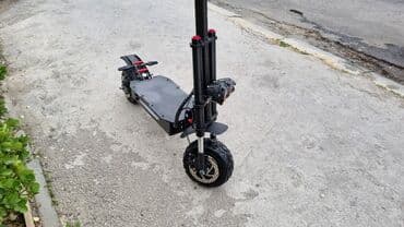 2 cı el elektrikli scooter: Ağır off-road elektrik skuter - Güclü ikili ön amortizator sistemi və — 5