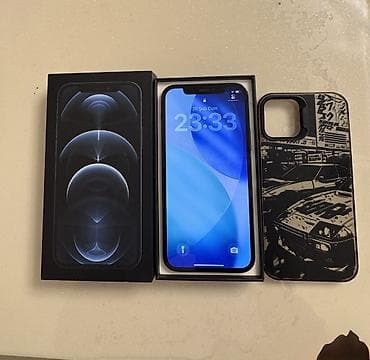 IPhone 12 Pro, 256 GB, Pacific Blue, Simsiz şarj, Face ID, Sənədlərlə