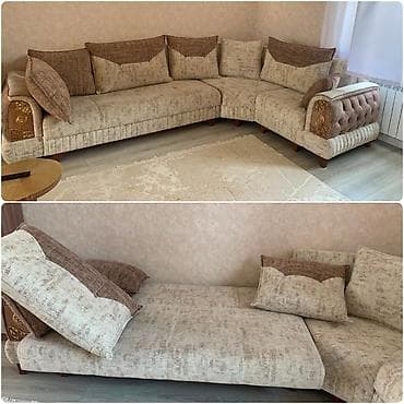 divan olcusu: Künc divan satılır 650 azn.Unvan Ləiş bağları. Olcusu 3//1.60 — 1