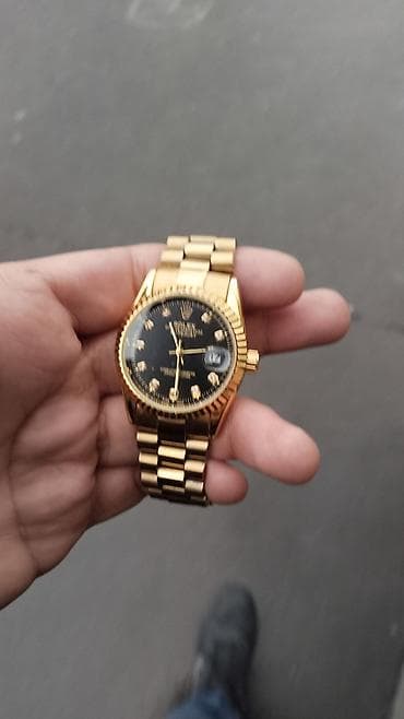 fitron saat qiymeti: Qol saatı, Rolex, rəng - Qızılı — 1