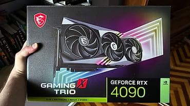 Videokart MSI GeForce RTX 4090, > 16 GB, İşlənmiş