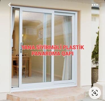 qapılar plastik: Plastik Yana Sürüşən Qapı və pəncərələr — 1