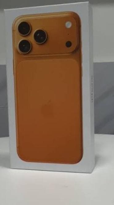 IPhone 17 Pro Max, Narıncı, Barmaq izi, Simsiz şarj, Face ID