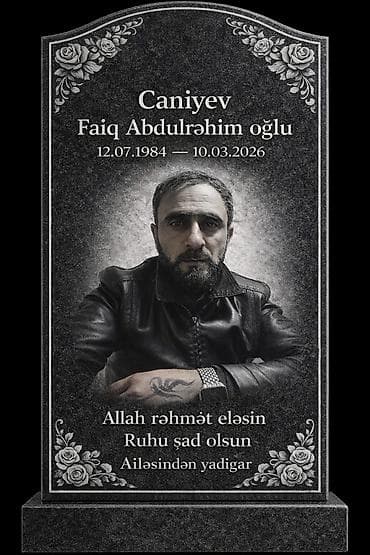 kəndir ip: Qara qranitdən hazırlanan fərdi başdaşı nümunəsi - Material: yüksək — 1