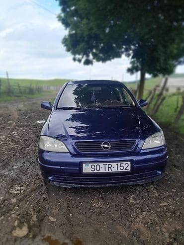 Продажа авто: Opel Astra G (sedan/hatchback deyil, 4 qapı) – tünd mavi rəng Texniki — 1