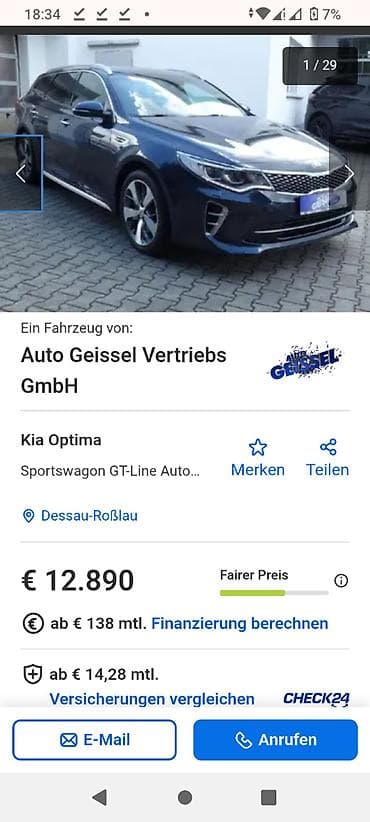 generator 8 kva: Kia Optima: 2.4 l | 2017 il Kabriolet — 1