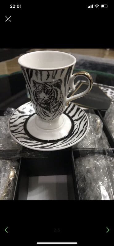 карникс кофе: Qəhvə dəsti, rəng - Qara — 2