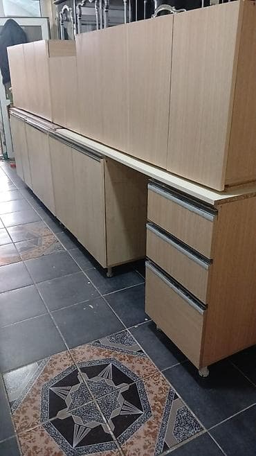 Мебель: Mətbəx üçün modul mebel dəsti - Material: ağac teksturalı — 1