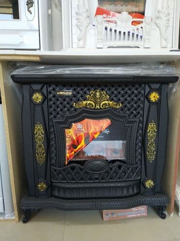 декоративный камин для квартиры: Dekorativ elektrik kamin – BEMKARAN. - Klassik üslubda qara gövdə — 1