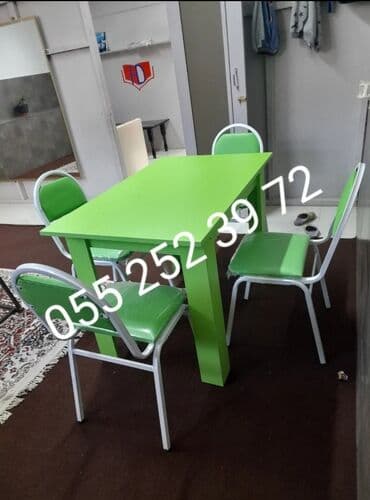 stol və stul dəstləri: Yeni, Sadə stul, Taxta, Azərbaycan — 3