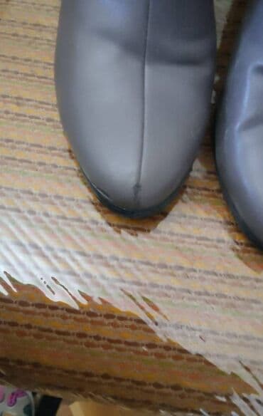 dəri qadın botilyonu: Ölçü: 39, İşlənmiş — 3