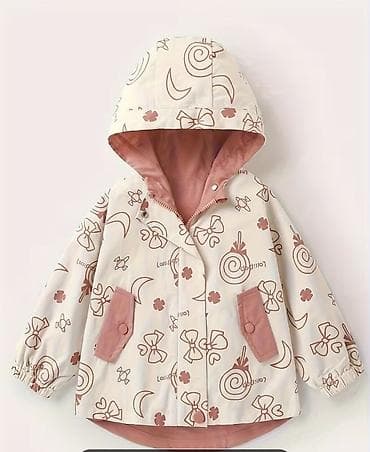 Giz Uşaqi üçün kapüşonlu kurtkaolcu 2-3yaw, 100% cotton,giymeti