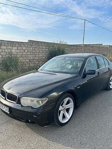 2 9 mator: BMW 7 Series (E65) sedan - Kuzov: qara rəng, 4 qapı, geniş salon - — 2