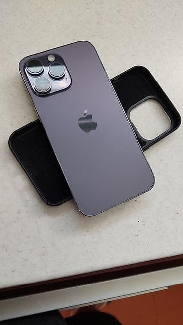 iphone 14 oro: IPhone 14 Pro Max, 256 GB, Deep Purple, Simsiz şarj — 1