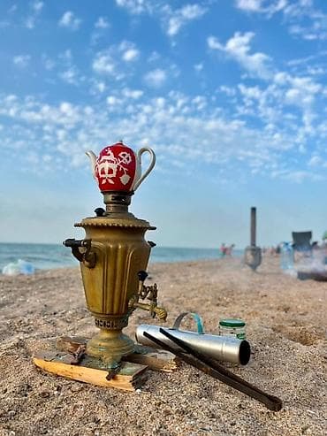 samovar od: Antik mis samovar – Rusiya imperiyası dövrü damğalı - Material — 1