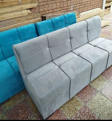 mavi divan: Mini-divan, Açılmayan, Bazasız, Vеlur parça, Çatdırılma yoxdur — 1