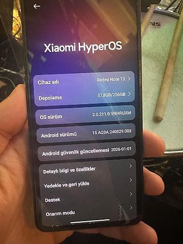 sensor telefon: NFC 5G destekleyennendi 256 yaddas zavod telefon ciziq ezik yoxdur — 5