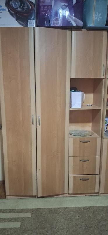 Modul tipli şkaf sistemi – açıq rəngli ağac teksturası ilə - Tərkib — 2