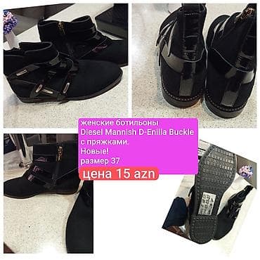 lak botinkalar: Ölçü: 37, rəng - Qara, Yeni — 1