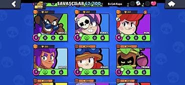 Playstation: Brawl Stars hesabı – geniş məzmunlu oyun profili( 5 ilik hesabdr — 10