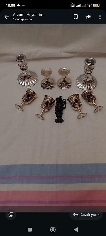 Hamısı bir yerdə 10 manat qapağı satılıb Mətbəx ləvazimatları dəsti