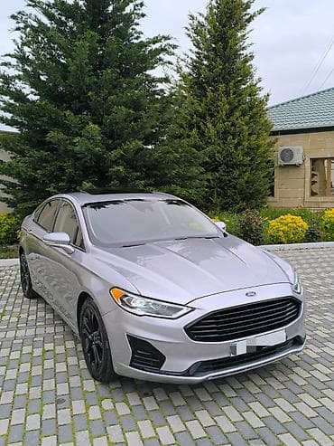 byd kreditle satisi: 2019 ili Ford Fusion amerika 1.5 mator. Ful versiya. Benzin Qiymet — 5