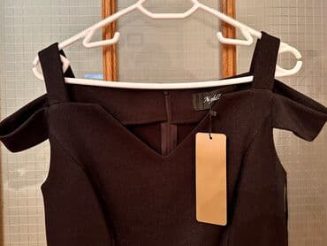 silikon busqalter puş ap: Qara kokteyl/axşam geyimi - Rəng: Qara, yüngül parıltılı faktura - — 3