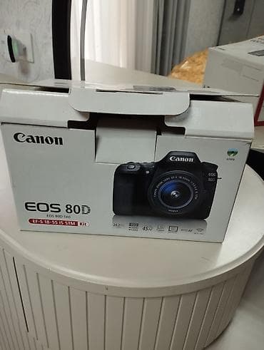 Tezedir .Canon EOS 80D (W) – EF‑S 18‑55mm IS STM Kit Xüsusiyyətlər: -