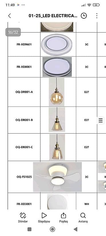 LED elektrik və işıqlandırma avadanlıqları kataloqu topdan ve — 4