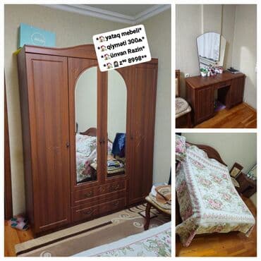 Matraslar: İkinəfərlik çarpayı, Dolab — 1